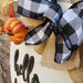 18" Hello Pumpkin - Wooden Door Hanger - Rustiva