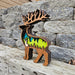 3D Deer Sign Layered Art - Rustiva